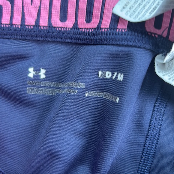 Navy Under armour capri legginngs - Picture 3 of 4